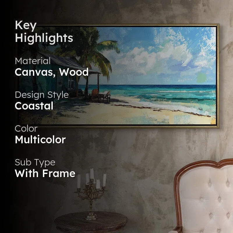 Solitaire Canvas Wall Painting With Frame media 2