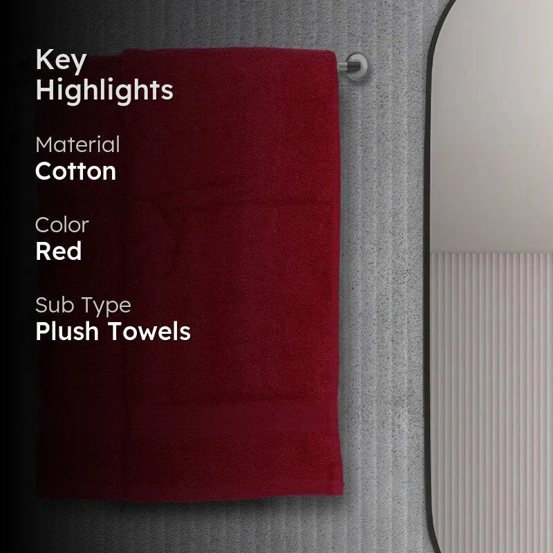 Miorah Hand Towel (Red) - Set Of Two media 2