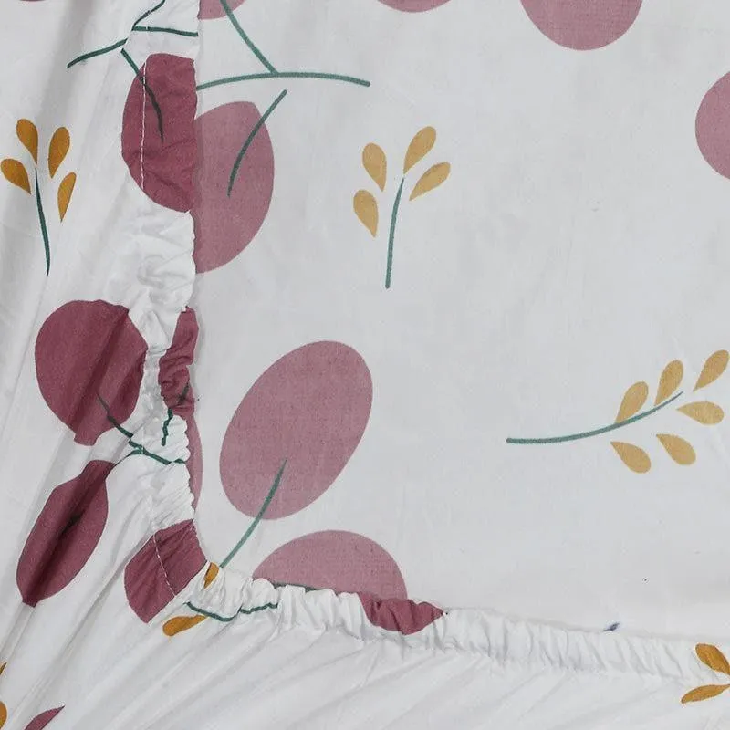 Clara Charm Bedsheet (Cinnamon) - 180 GSM media 5