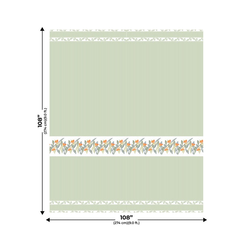 SignatureRest Cotton Bedsheet (Green) - 180 TC media 6