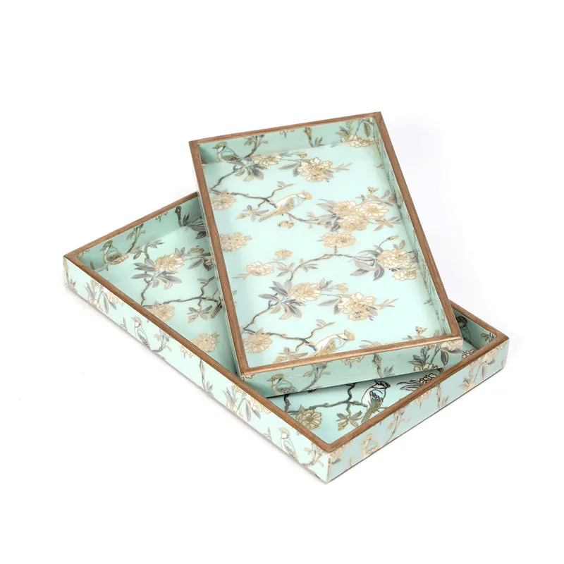 Mughal Mural Regal Serving Tray - Set Of Two media 3