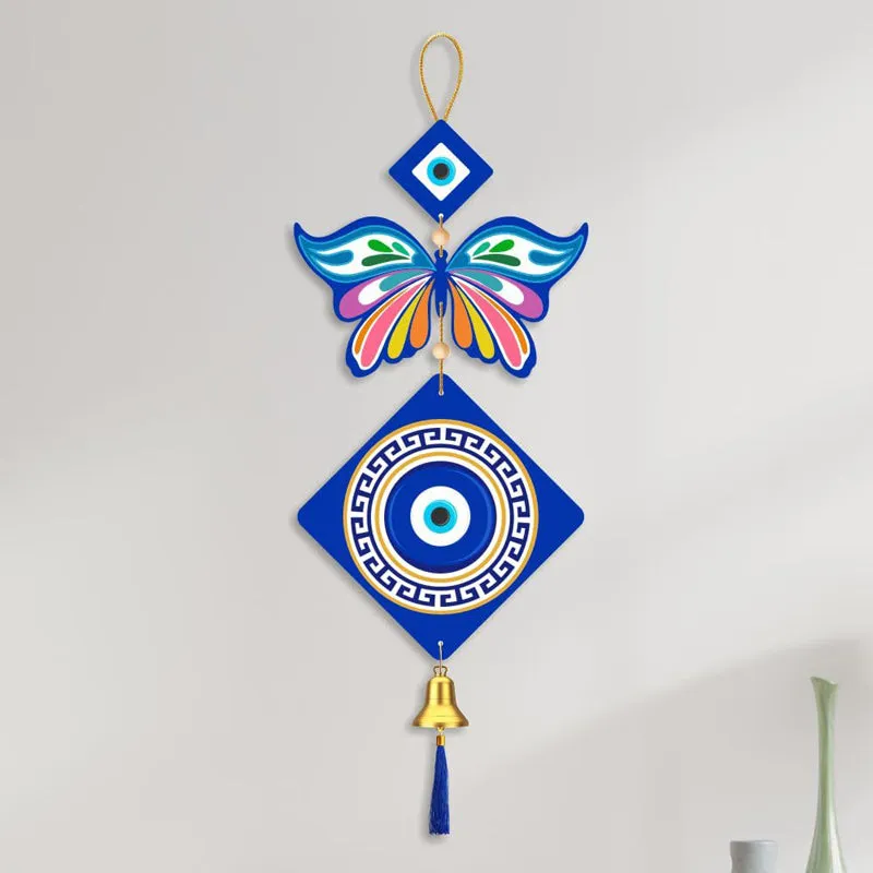 Butterfly Nazar II Polyester & MDF Wall Hanging media 4