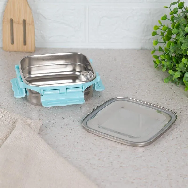 Hotserve Stainless Steel Lunch Box (Cyan) - 400 mL media 5