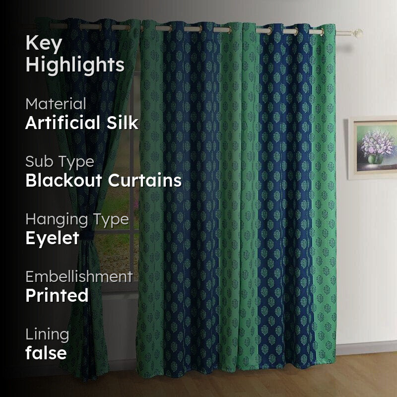 Swayam Charmi Floral Curtain media 2
