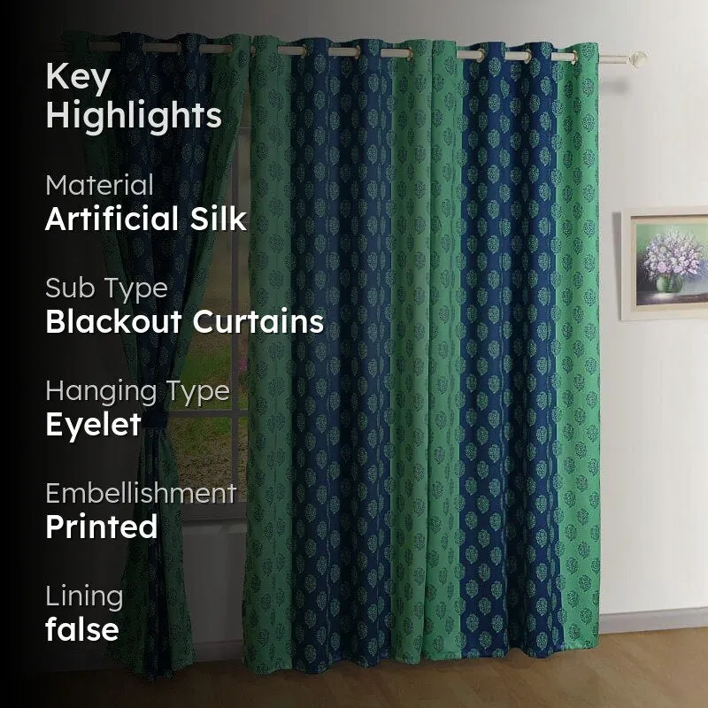 Swayam Charmi Floral Curtain media 2