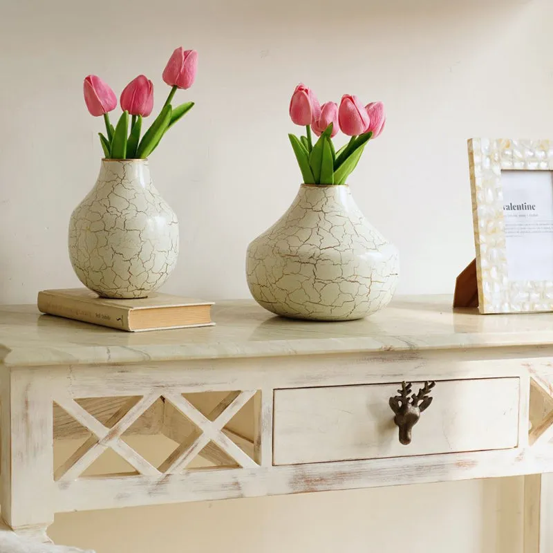 Cramery Metal Vase - Set Of Two media 5