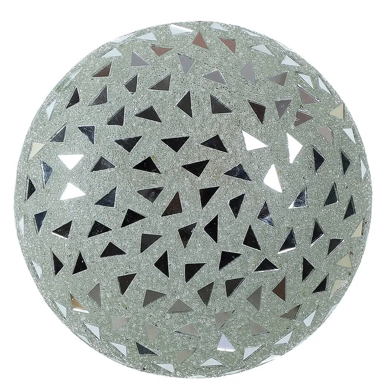 Zentra Flush Mount Glass Ceiling Lamp media 5