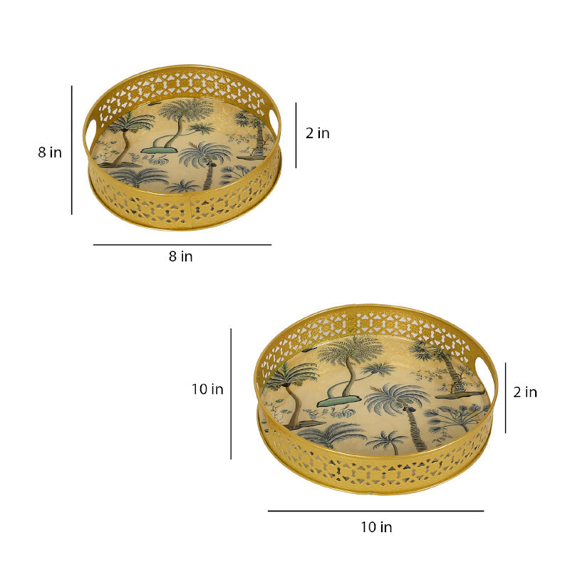 Tropicano Ethnic Serving Tray - Set Of Two media 6
