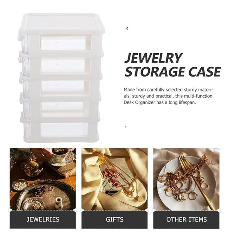 Bunny Sort Five Tier Desk Organiser - White media 5