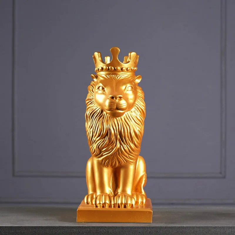 Rex Leo Painted Resin Showpiece media 6