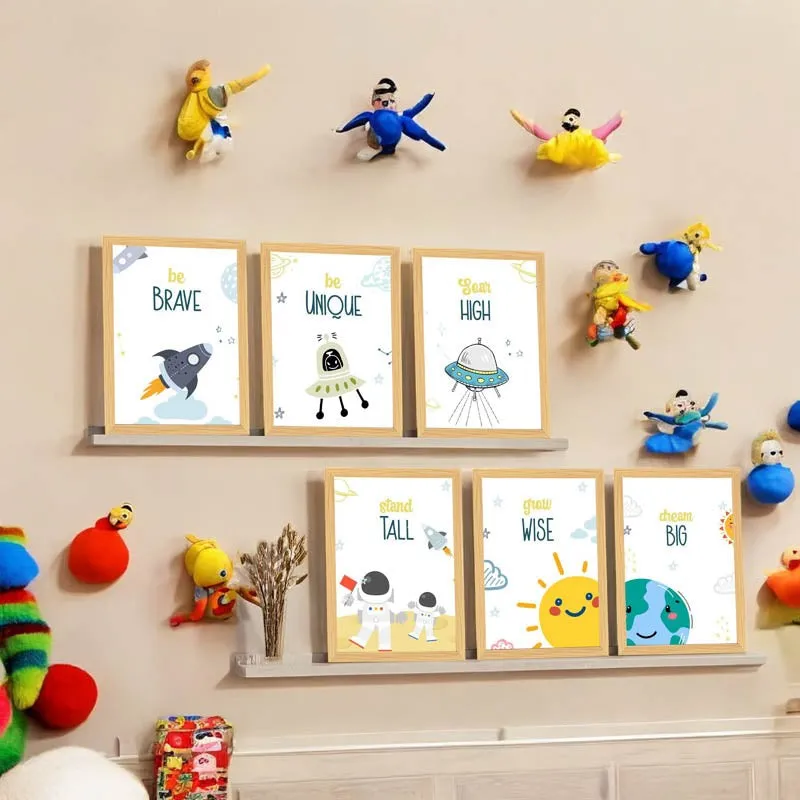 Space Saga Kids Wall Art - Set Of Six media 1