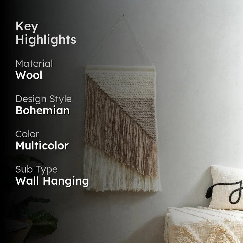 Beren Handwoven Woolen Wall Accent media 2