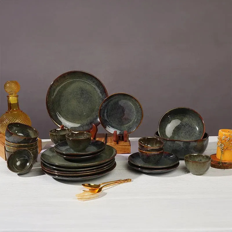Elmina Handmade Dinner Set - 28 Piece Set media 1