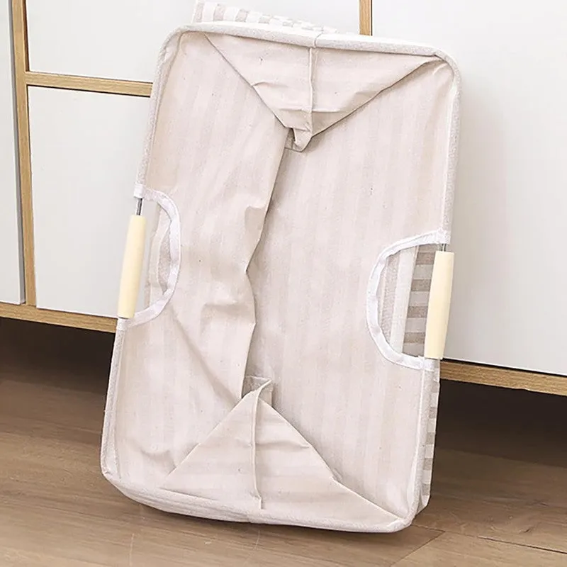 Soft Stack Laundry Basket - Beige\ media 6
