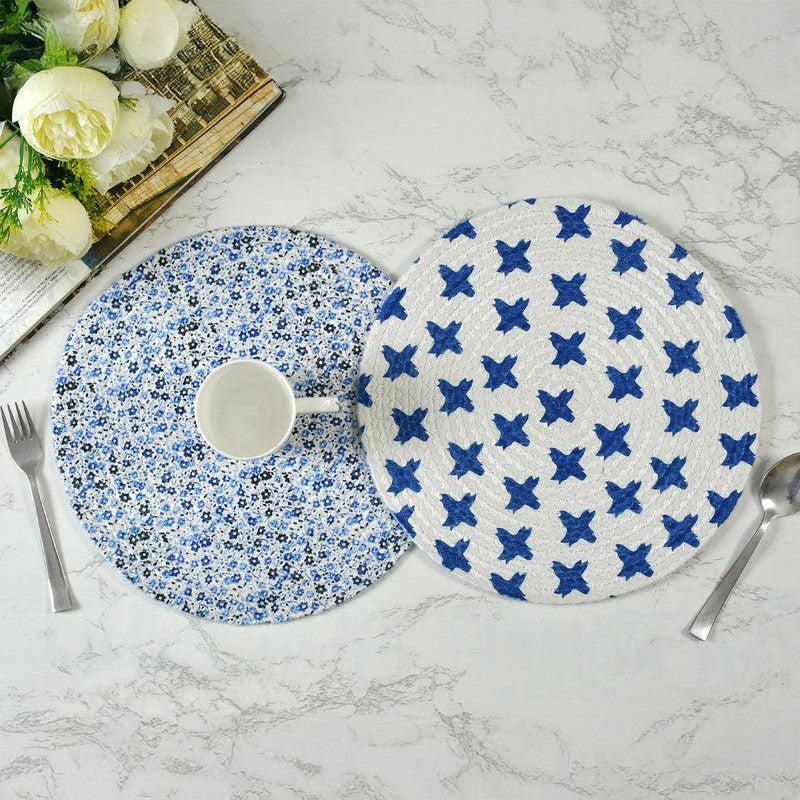 Cosmos Round Placemat - Set Of Two