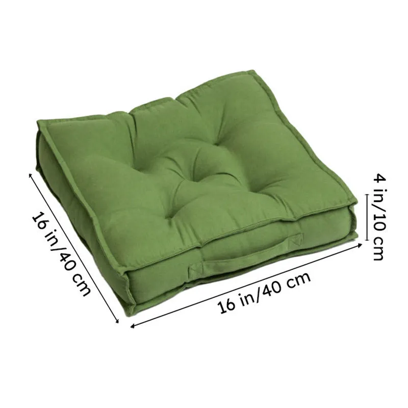 Tara Floor Cushion (Light Green) - Set Of Three media 9