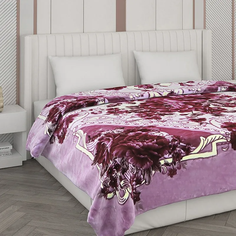 Monte Carlo Lavender Dreamscape Blanket - 1000 GSM media 5