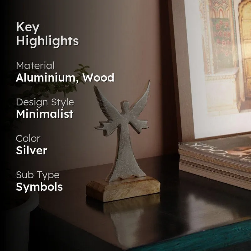 Angel From Heaven Showpiece - Silver media 2