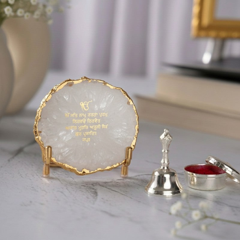 Aventine Omkar Mantra Agate Showpiece media 3