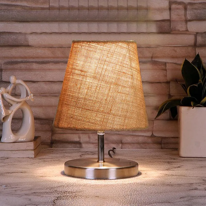 Vidro Jute Table Lamp - Beige,Silver media 1
