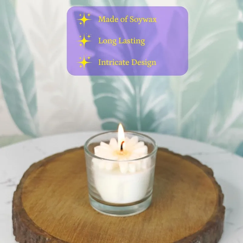 Pearl Bloom Soy Wax Candle - Set Of Two media 5