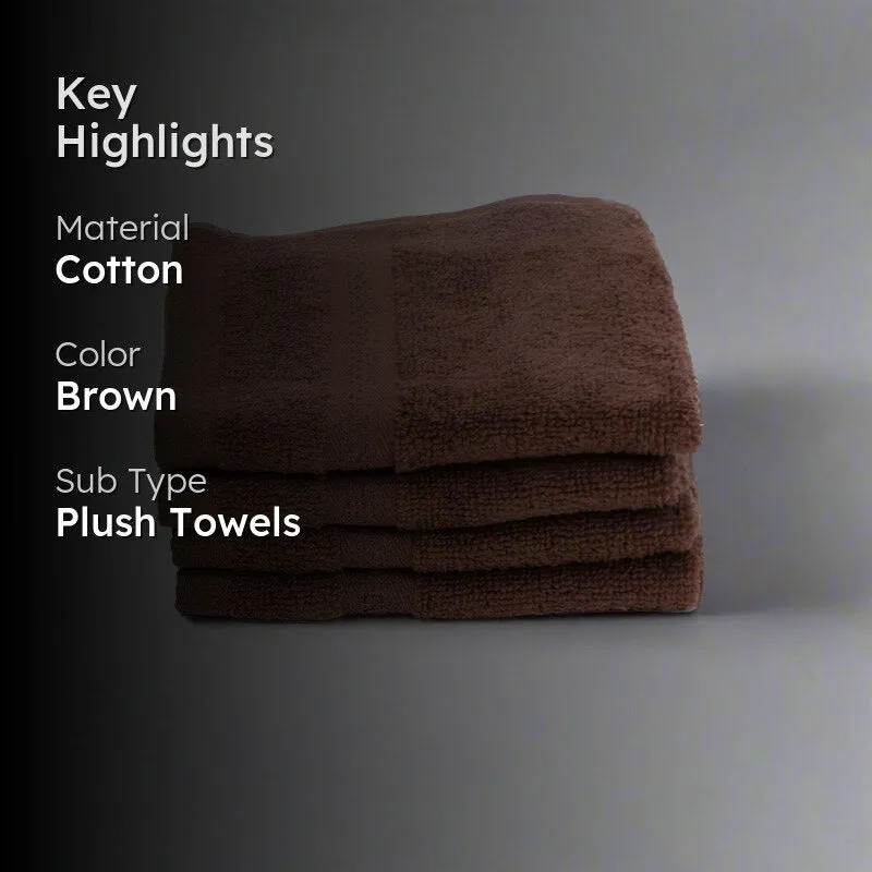 Miorah Face Towel (Brown) - Set Of Four media 2
