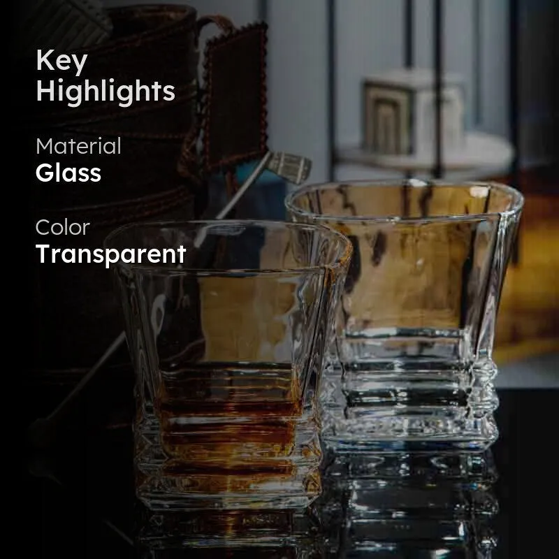 Maxicool Whiskey Glass (255 mL ) - Set of Six media 2