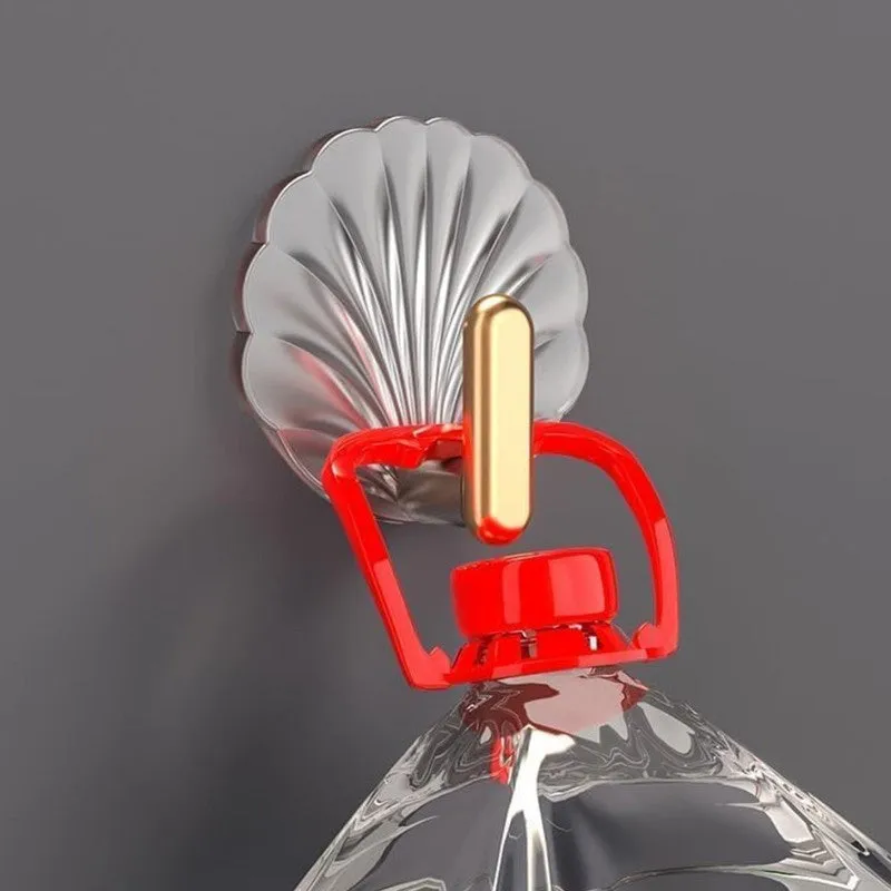 Shell Hook Plastic Key Holder - Set Of Four media 4