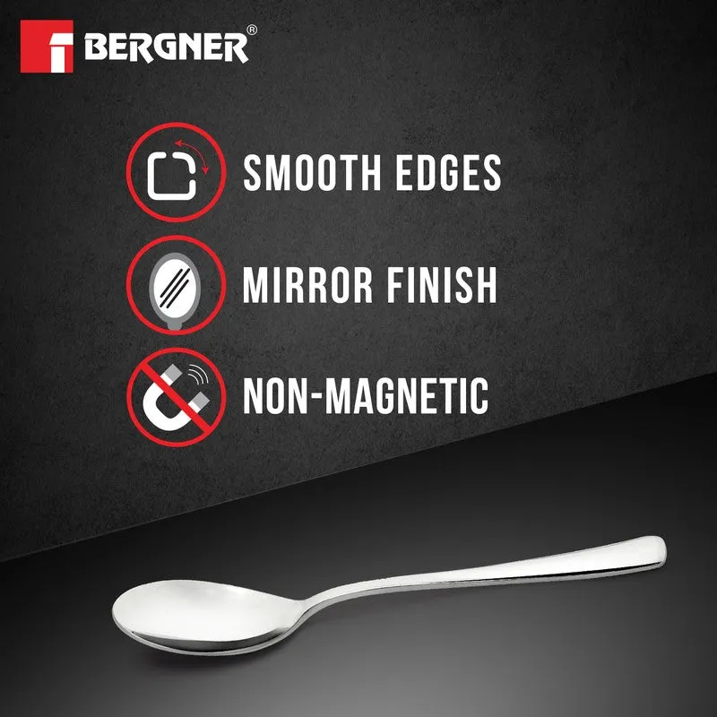 Lucia Stainless Steel Dinner Spoon - Set of Six media 7