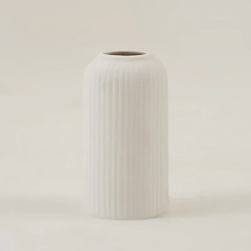 Abdiya Ceramic Vase - White media 4