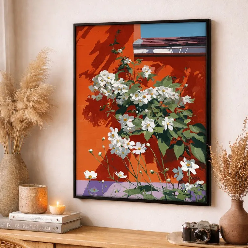 Wallflora Canvas Wall Painting - Black Frame media 3