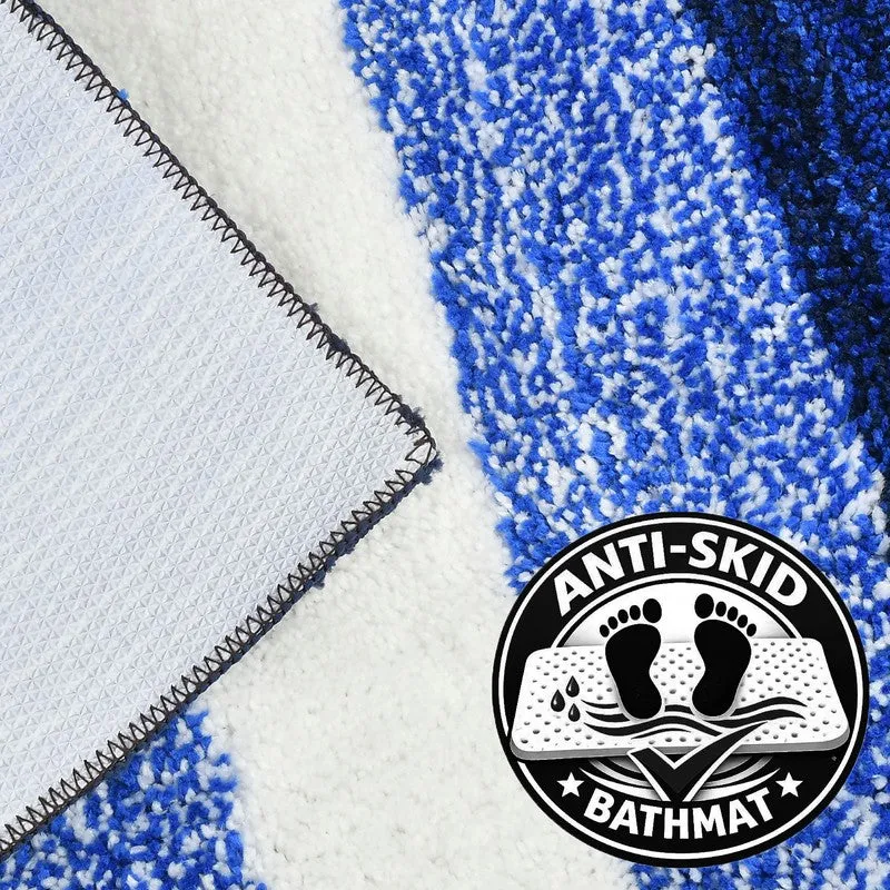 Underside of the bath mat showing anti-skid backing