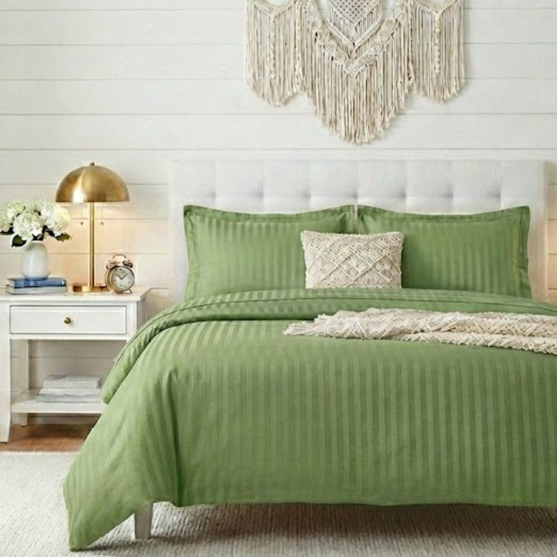 Sassy Green Cotton Bedsheet - 210 TC media 2