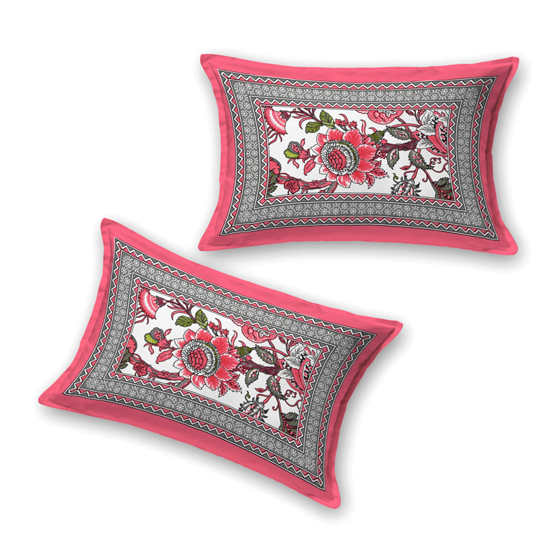 Floral Frenzy Cotton Bedsheet - 180 TC media 7