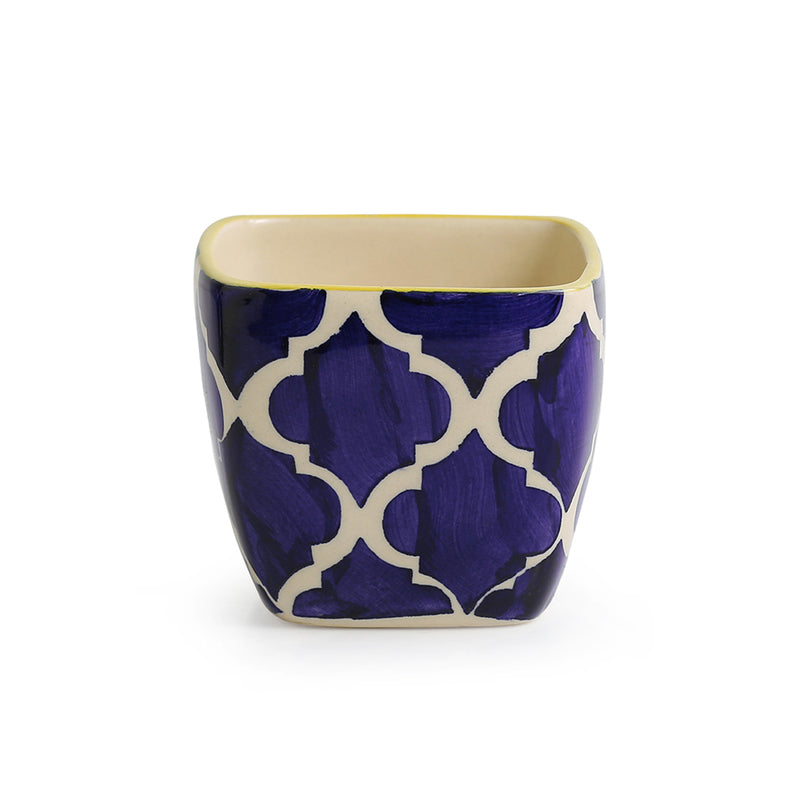 Moroccan Dream Handpainted Planter - Set Of Two media 5