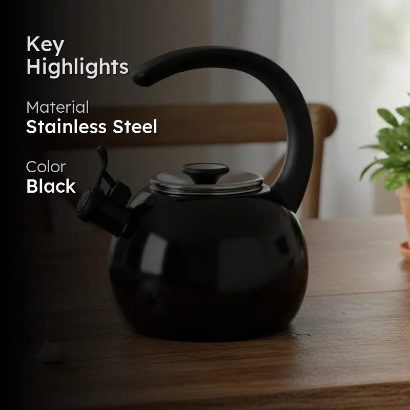 Circulon Stainless Steel Tea Pot (Black) - 1900 ML media 2