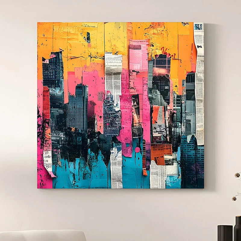 Technicolor City Wall Art media 2