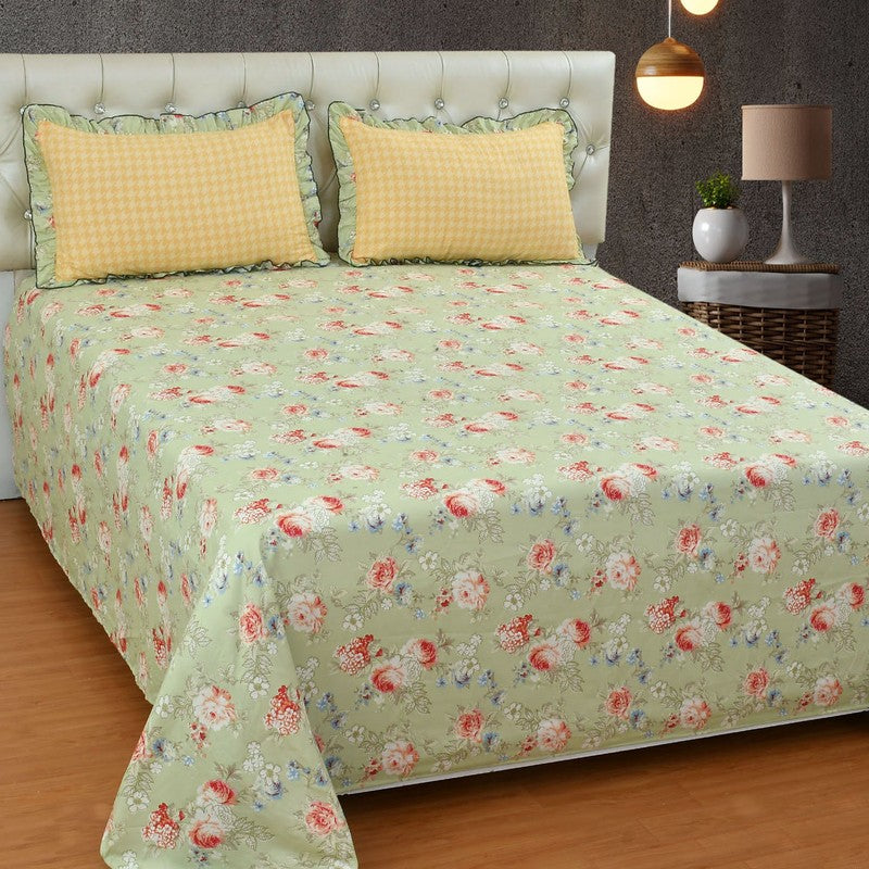 Prism Nest King Microfiber Bedsheet - 150 GSM