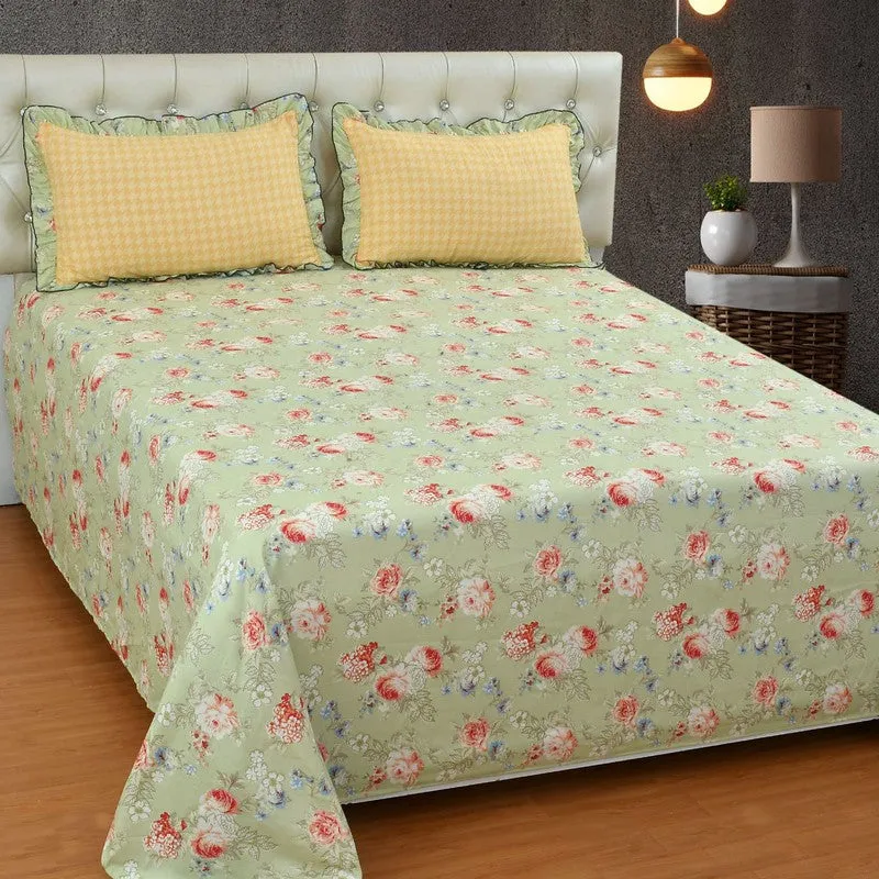 Prism Nest King Microfiber Bedsheet - 150 GSM media 1