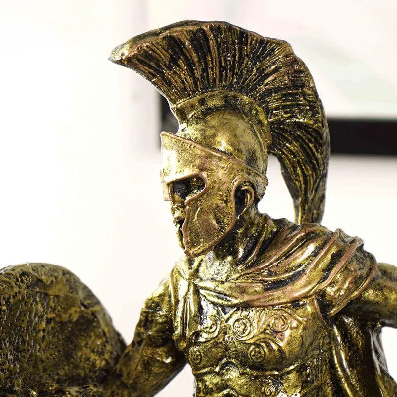 Warrior Of Troy Painted Resin Showpiece media 4