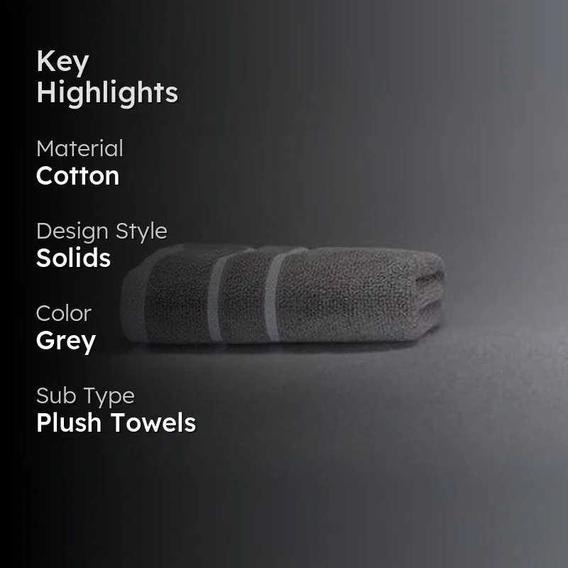 Grey Oh-so-soft Bath Towel media 2