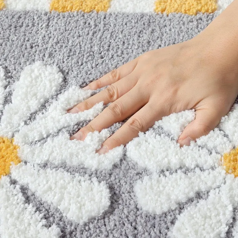 Pewter Blossom Meadow Calm Bathmat media 8