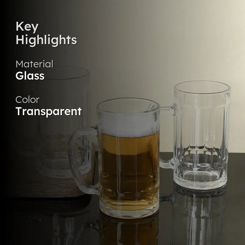 Vernon Beer Mug (400 ML) - Set Of Three media 2