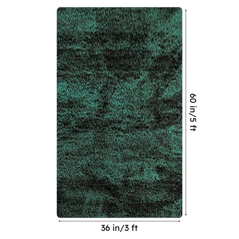 Nuo Luxe Micro Fiber Area Rug - Forest Green media 8