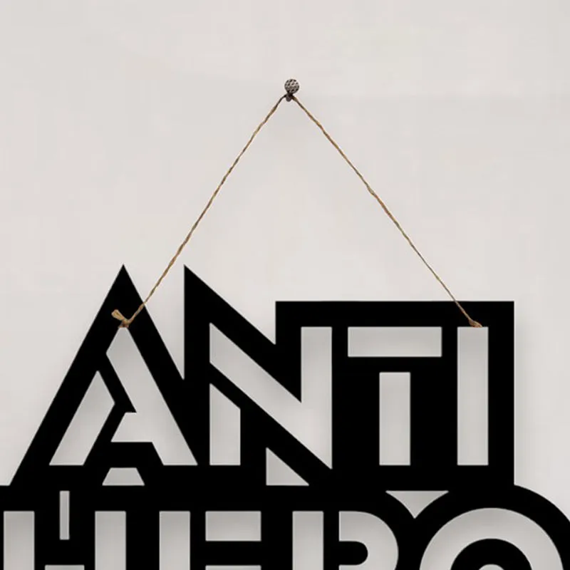 Anti Hero Mild Steel Wall Accent media 4