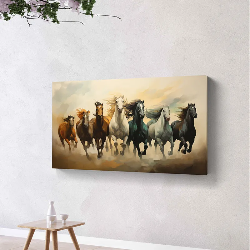 Palominos Canvas Wall Painting media 4