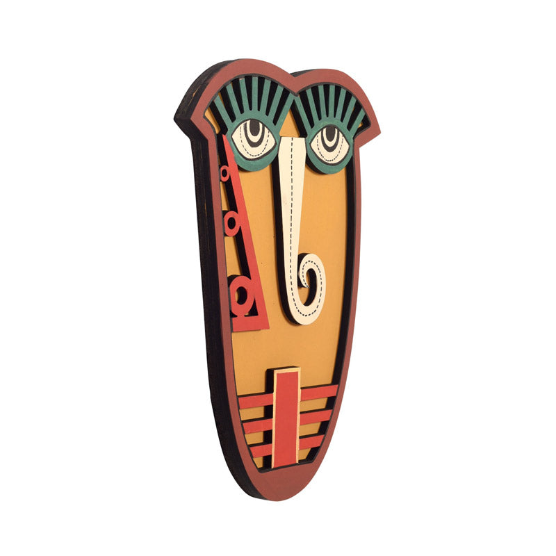 Indubhav Mask Wooden Wall Accent media 4