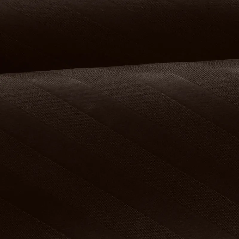 Sofia Solid Microfiber Bedsheet (Dark Brown) - 150 GSM media 5
