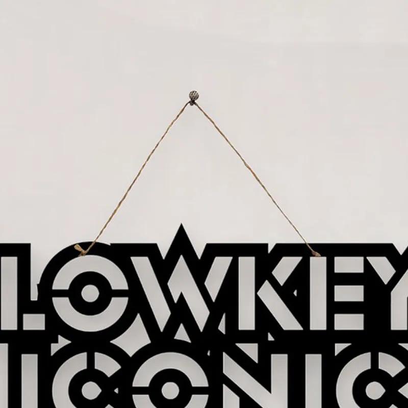 Lowkey Iconic Mild Steel Wall Accent media 4