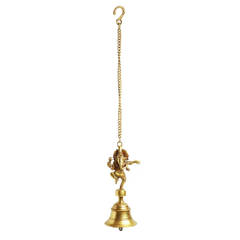 Nritya Ganapati Brass Hanging Bell media 4